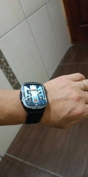 Rugged Military Android Smart Watch photo review