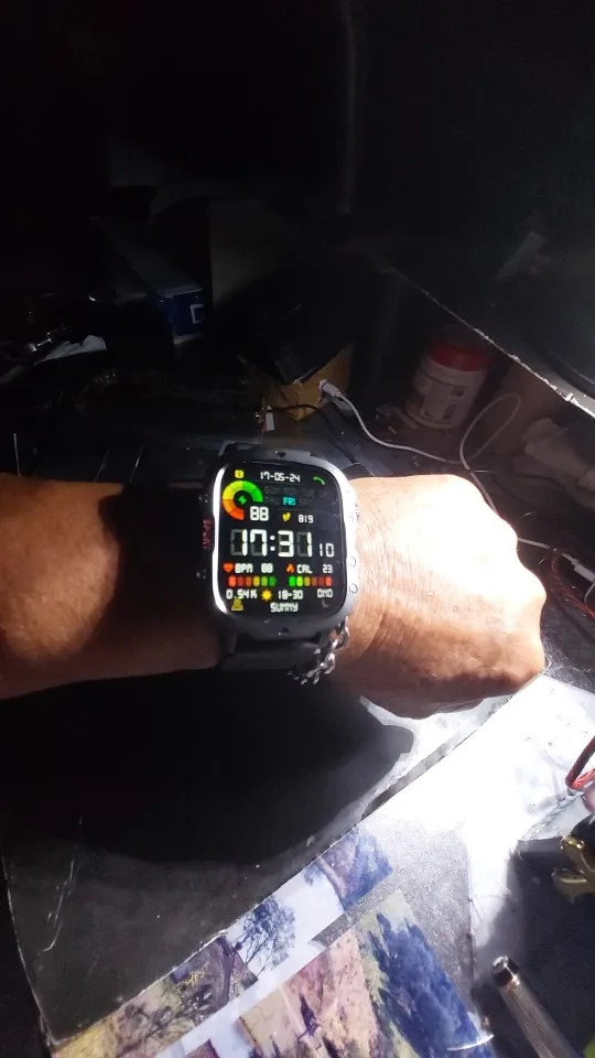 Rugged Military Android Smart Watch photo review